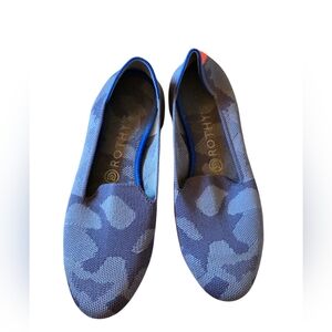 Rothy’s Mink Dark Gray Camo The Loafers Flats Women's Size 8.5
